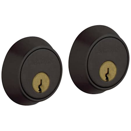 Baldwin Contemporary Double Cylinder Deadbolt for 1-5/8" Bore Hole Distressed Oil Rubbed Bronze