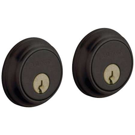 Baldwin Traditional Double Cylinder Deadbolt for 1-5/8" Bore Hole Distressed Oil Rubbed Bronze