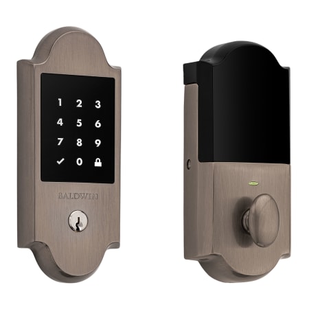 Baldwin Touchscreen Boulder Standalone Deadbolt Antique Nickel