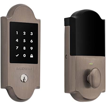 Baldwin Touchscreen Boulder Z-Wave Deadbolt Antique Nickel