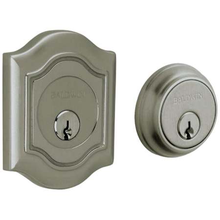 Baldwin Bethpage Double Cylinder Deadbolt Antique Nickel