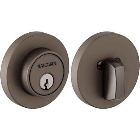 Baldwin Gramercy Round Level Deadbolt with Bluetooth and WiFi Lifetime Graphite Nickel