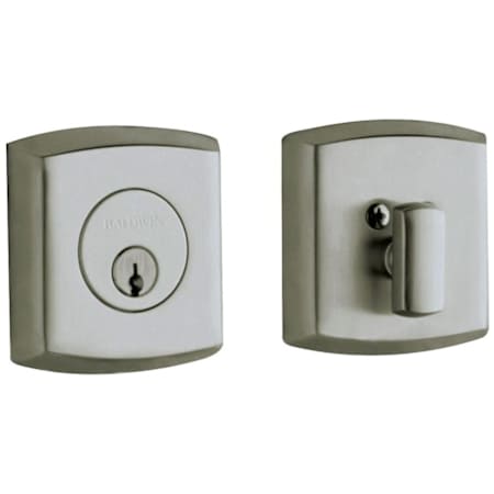 Baldwin Soho Style Single Cylinder Keyed Entry Deadbolt Antique Nickel
