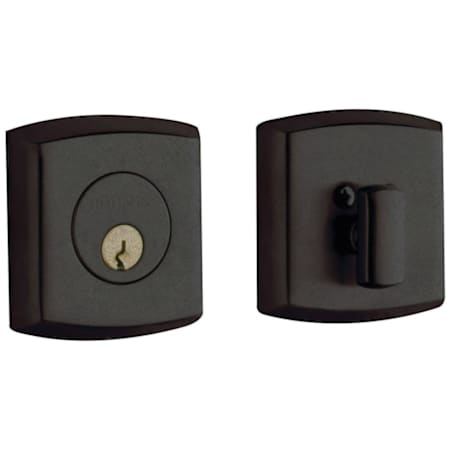 Baldwin Soho Style Single Cylinder Keyed Entry Deadbolt Distressed Oil Rubbed Bronze