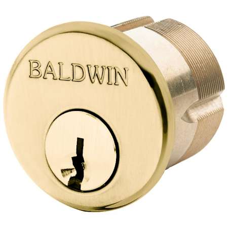 Baldwin Gramercy 1-3/8" C Keyway Traditional Mortise Single Cylinder from the Estate Collection Non-Lacquered Brass