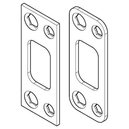 Baldwin Deadbolt Dual Strike Kit for Reserve Series Dark Bronze