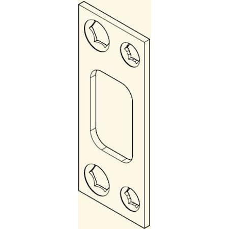 Baldwin Deadbolt Square Corner Strike for Reserve Series Dark Bronze