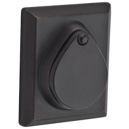 Baldwin Rustic Square SmartKey Double Cylinder Keyed Entry Deadbolt Dark Bronze