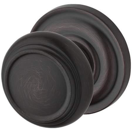 Baldwin Traditional Single Cylinder Keyed Entry Door Knob with Round Rose Venetian Bronze