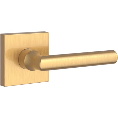 Baldwin Tube Non-Turning Two-Sided Through-Door Dummy Door Lever Set from the Reserve Collection Lifetime Satin Brass