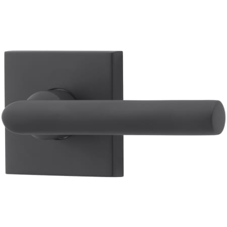 Baldwin Tube Non-Turning Two-Sided Through-Door Dummy Door Lever Set from the Reserve Collection Satin Black