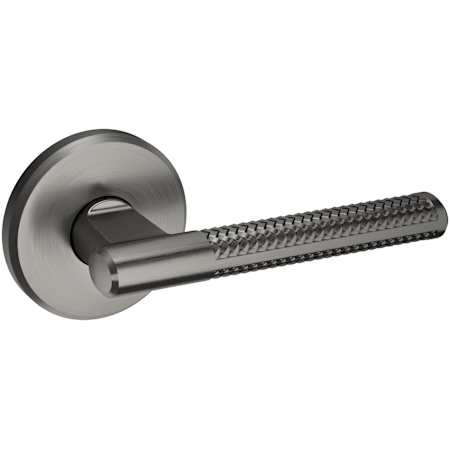 Baldwin L015 Non-Turning Two-Sided Dummy Door Lever Set with R016 Rose from the Estate Collection Lifetime Graphite Nickel