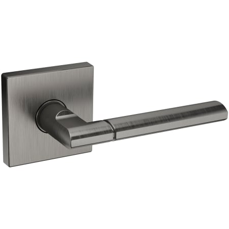 Baldwin L021 Non-Turning Two-Sided Dummy Door Lever Set with R017 Rose from the Estate Collection Lifetime Graphite Nickel