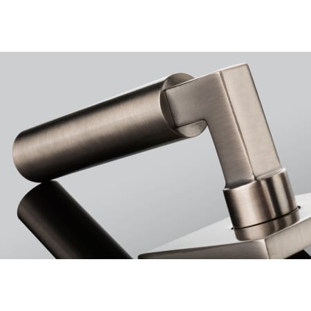 Baldwin-L029.LMR-Antique Nickel with R017 Rose close up