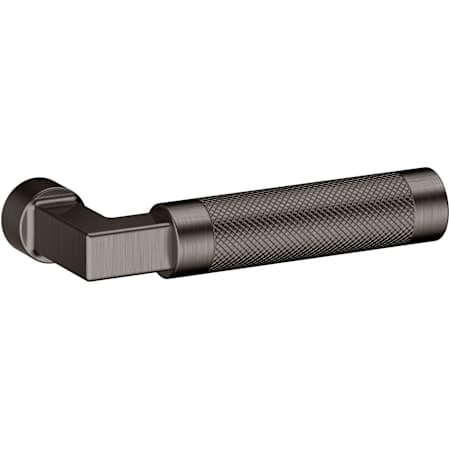 Baldwin L030 Gramercy Knurled Right Handed Single Door Lever without Rosette from the Estate Collection Locking/Latching Mechanism Purchased Separately Lifetime Graphite Nickel