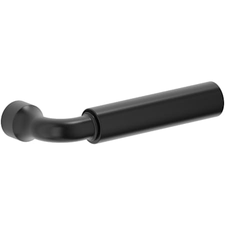 Baldwin Gramercy Curved Knurled Left Handed 4-13/16" Single Door Lever Handle Only from the Estate Collection without Rosettes Locking/Latching Mechanism Purchased Separately Distressed Oil-Rubbed Bronze