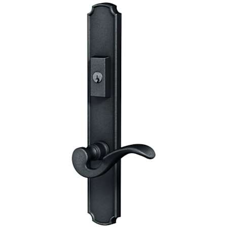 Baldwin Bismark Door Configuration 5 Passage Multi Point Trim Lever Set with American Cylinder Above or Below Handle Distressed Oil Rubbed Bronze