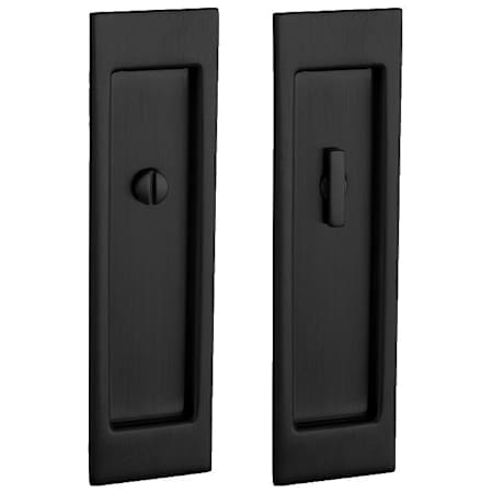 Baldwin Santa Monica Privacy Pocket Door Lock from the Estate Collection Satin Black
