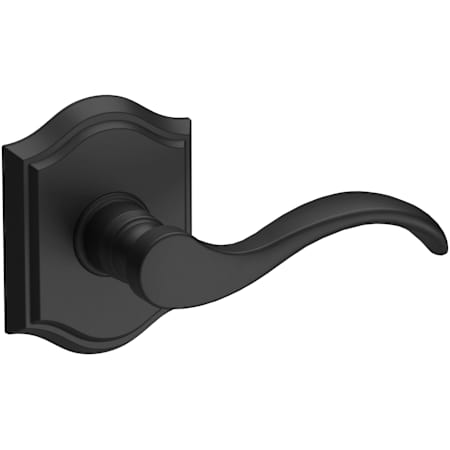 Baldwin Curve Passage Leverset with Traditional Arch Rose Satin Black
