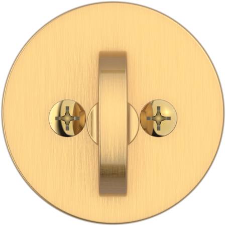 Baldwin Contemporary Round Interior One-Sided Deadbolt Lifetime Satin Brass