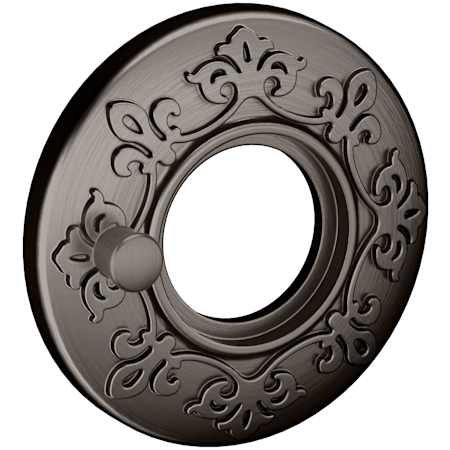 Baldwin R011 Privacy Rosette Only from the Estate Collection - Pair Lifetime Graphite Nickel