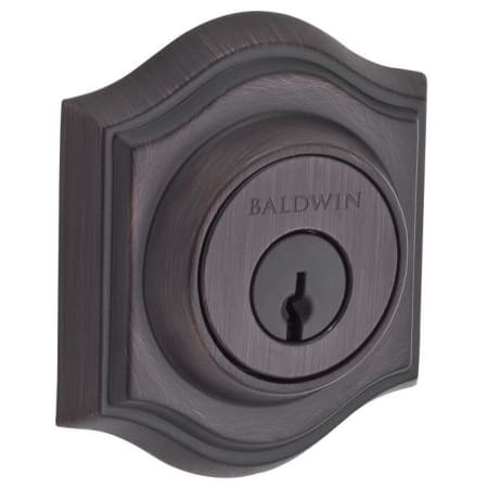 Baldwin Traditional Arch Single Cylinder Keyed Entry Deadbolt Venetian Bronze