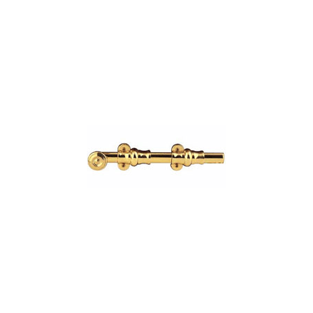 Baldwin 24 Inch Ornamental Heavy Duty Surface Bolt Lifetime Polished Brass