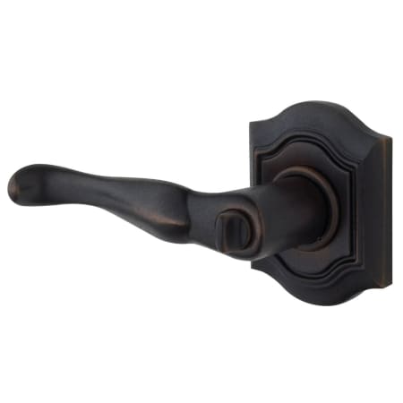 Baldwin Bethpage Estate Left Handed Lever without Rosettes Distressed Oil Rubbed Bronze