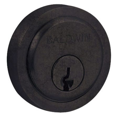 Baldwin Round Cylinder Trim Collar Distressed Oil Rubbed Bronze