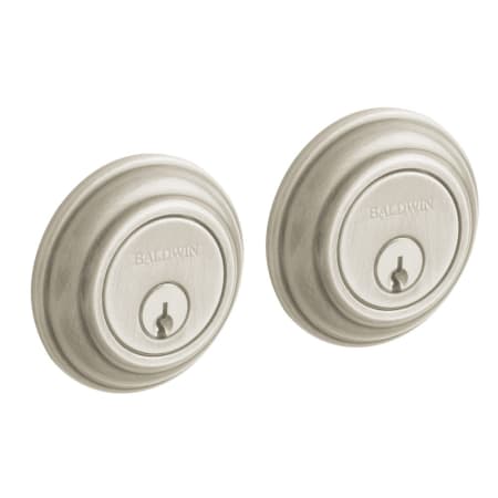 Baldwin Traditional Style Double Cylinder Deadbolt Lifetime Satin Nickel
