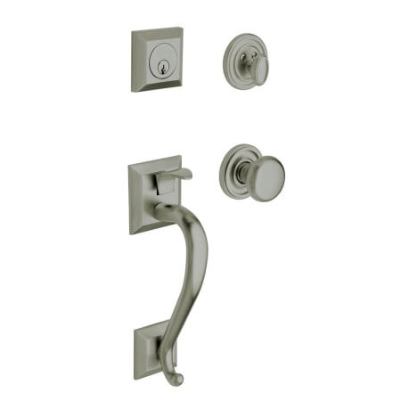 Baldwin Madison Dummy Set Handleset with Classic Interior Knob Antique Nickel