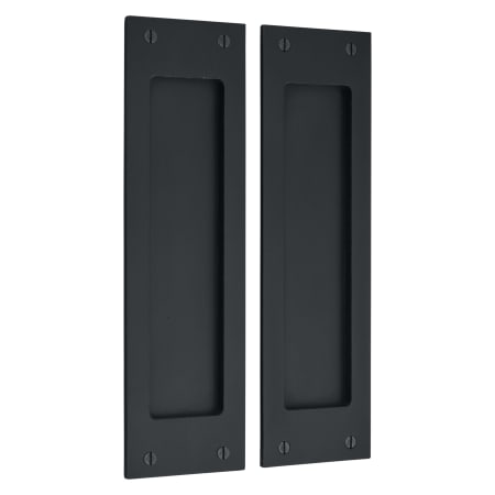 Baldwin Santa Monica Passage Pocket Door Set with Door Pull from the Estate Collection Distressed Oil Rubbed Bronze