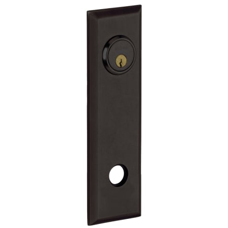 Baldwin Individual 9.4" Height Square Passage Rosette Distressed Oil Rubbed Bronze