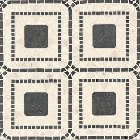 Bedrosians Atrium - 16" x 16" Square Floor and Wall Tile - Honed Visual - Sold by Carton (8.6 SF/Carton) Myra Beige / Basalt