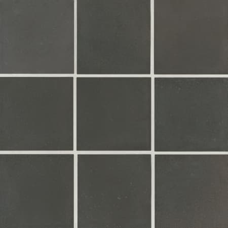 Bedrosians Celine - 4" x 4" Square Floor and Wall Tile - Matte Visual - Sold by Carton (5.38 SF/Carton) Black