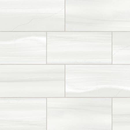 Bedrosians Linear Stone - 12" x 12" Square Floor and Wall Tile - Honed Visual - Sold by Carton (15.06 SF/Carton) White