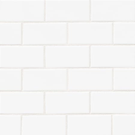 Bedrosians Traditions - 3" x 6" Rectangle Wall Tile - Glossy Visual - Sold by Carton (10 SF/Carton) Ice White