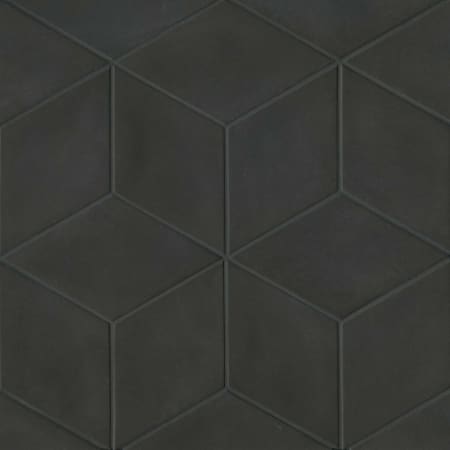 Bedrosians Allora - 8" x 13" Rhomboid Floor and Wall Tile - Matte Visual - Sold by Carton (9.46 SF/Carton) Solid Black