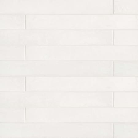 Bedrosians Allora - 3" x 24" Rectangle Floor and Wall Tile - Matte Visual - Sold by Carton (10.66 SF/Carton) Solid White
