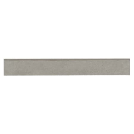 Bedrosians Materika 24" x 3" Matte Porcelain Grout or Thin-Set Tile Bullnose - Sold by Piece (2 LF/Piece) Greige