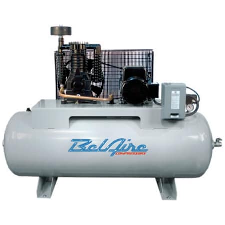 BelAire Compressors 5 HP 80 Gal 175 Max PSI Two-Stage Stationary Electric (208, 230 Volt 1 Phase) Reciprocating Air Compressor with Horizontal Tank N/A
