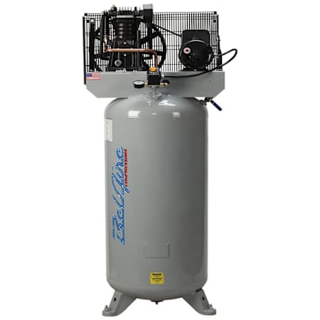 BelAire Compressors 5 HP 80 Gal 175 Max PSI 16.1 CFM Two-Stage Stationary Electric (230 Volt 1 Phase) Reciprocating Air Compressor N/A