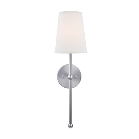 Bellevue Glenmore 21" Tall Wall Sconce with Linen Shade Chrome
