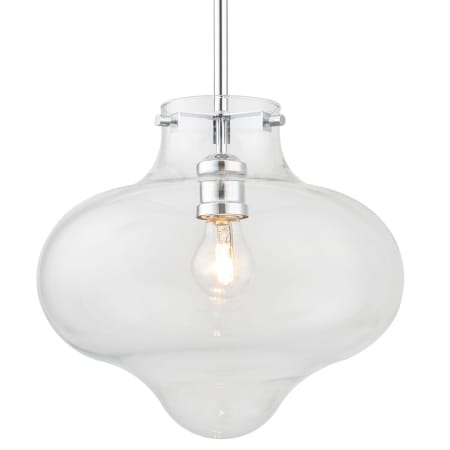 Bellevue 12" Wide Pendant Chrome