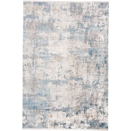 Bellevue Hauser 9-3/4' x 13-1/4' Viscose Abstract Rectangular Area Rug From the Logan Collection Navy / Ivory