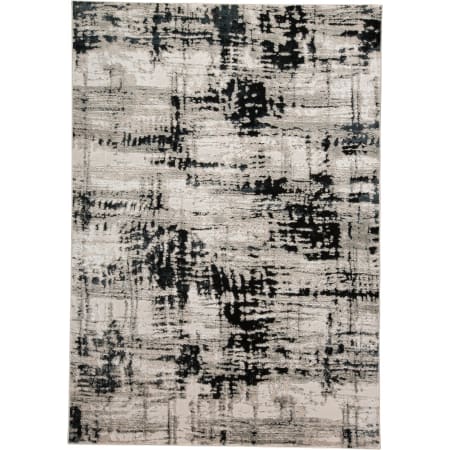 Bellevue Brjen 6' x 9-1/2' Polyester Abstract Rectangular Area Rug From the Owen Collection Coal