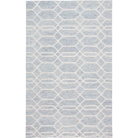 Bellevue Ulundi 8' x 10' Wool Hand Tufted Trellis Rectangular Area Rug From the Natalia Collection Navy / Gray