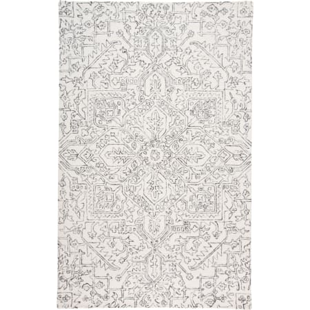 Bellevue Durban 8' x 10' Wool Hand Tufted Moroccan Tribal Area Rug From the Natalia Collection Ivory / Charcoal