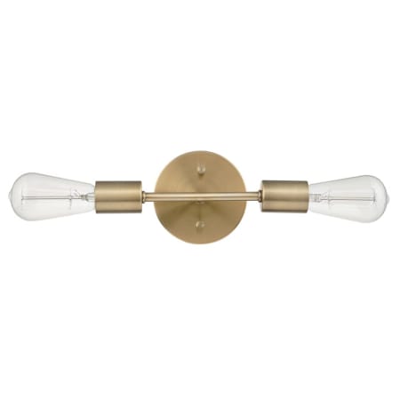 Bellevue 2 Light 10" Wide Bathroom Vanity Light Matte Brass