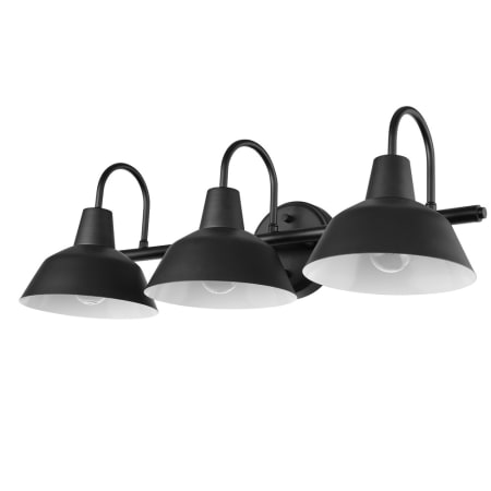 Bellevue Cerberus 3 Light 24" Wide Vanity Light Matte Black